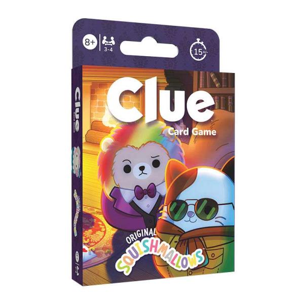 Clue Card Game: Original Squishmallows – Who Stole Winston’s Mac ’n’ Cheese?