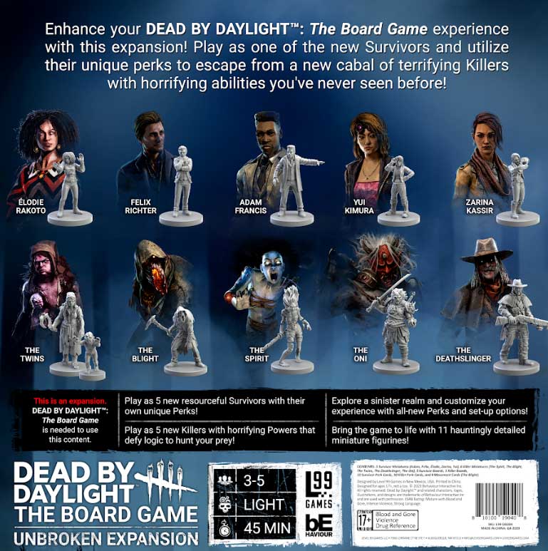 Dead by Daylight : Le jeu de plateau – Extension Unbroken