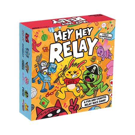 Hey Hey Relay – Fast-Paced Family Relay Racing Board Game