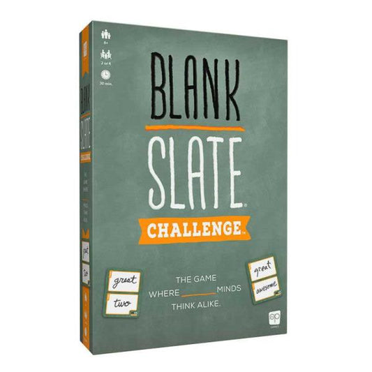 Blank Slate Challenge Card Game Think Alike, Write Alike, Win Together
