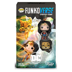 Funkoverse : Jeu de plateau stratégique DC Wonder Woman 102 – Pack de 2, extensible séparément