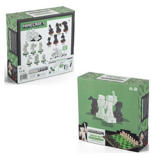 Minecraft Overworld Heroes vs. Hostile Mobs – Jeu d'échecs Édition Collector