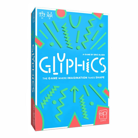 Glyphics – Jeu de cartes de construction de formes pour les fêtes de famille et les soirées jeux