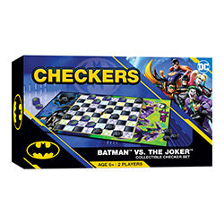 Batman vs. Joker Checkers Board Game – A Battle for Gotham in Every Move Marvel