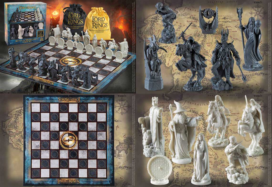 Le Seigneur des Anneaux - Jeu d'échecs - Édition collector sculptée de luxe