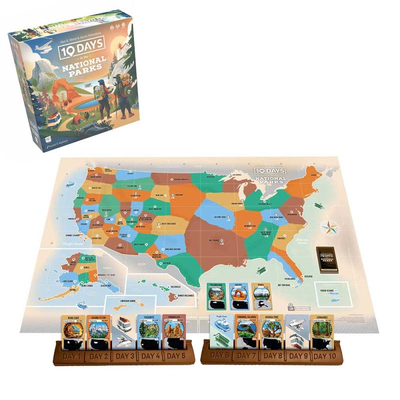 10 Days in the National Parks USA Board Game - Let the Journey Begin!