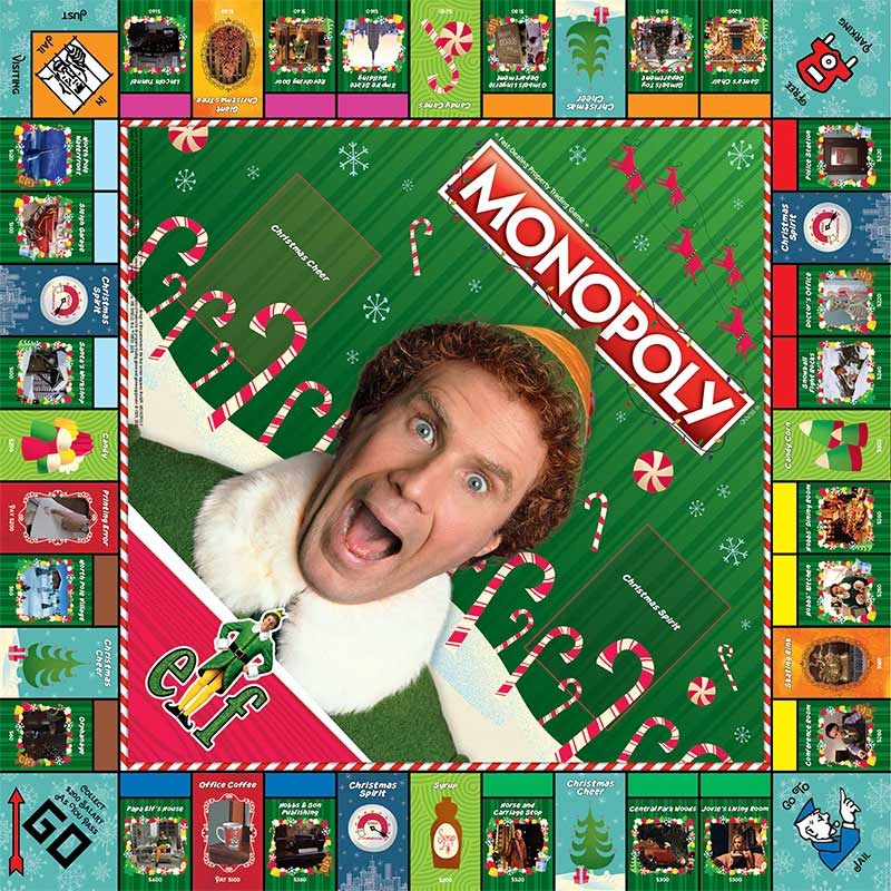 Monopoly Elf – Une édition spéciale fêtes du jeu classique