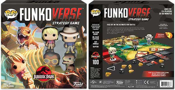 Funkoverse : Jurassic Park 100 – Jeu de plateau de base en pack de 4
