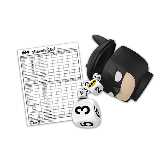 Batman Shake ‘N Score Dice Game – Roll with the Dark Knight Marvel