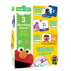 SESAME STREET 3-PACK MATCH GAMES
