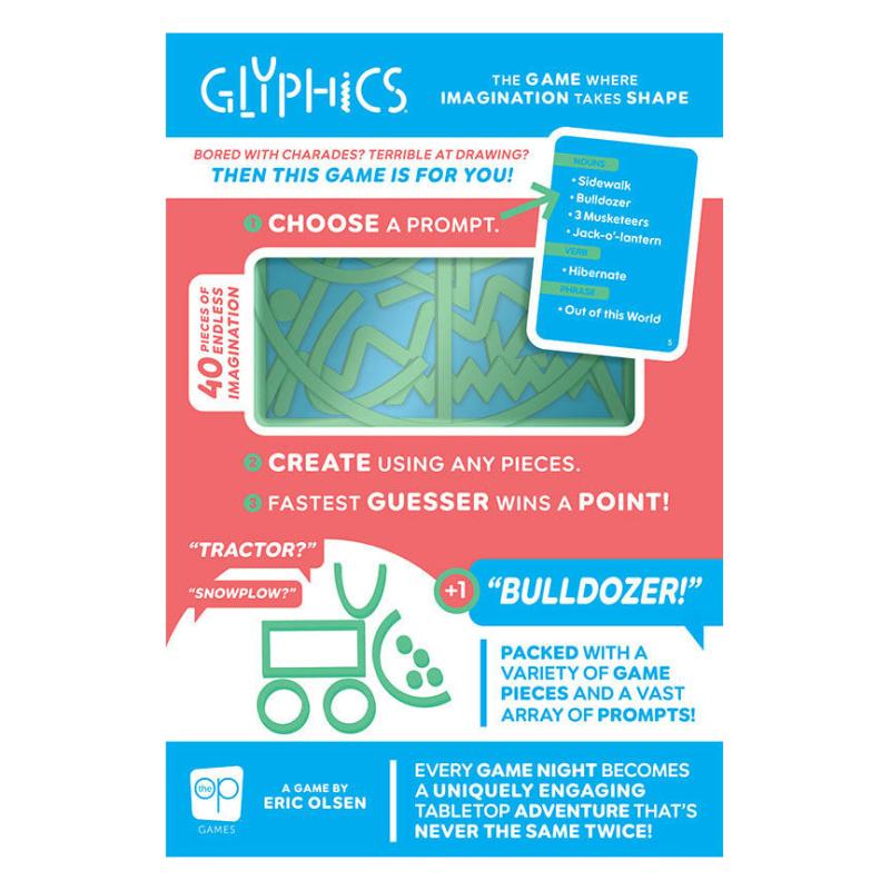 Glyphics – Shape-Building Party Card Drawing Game for Families and Game Nights