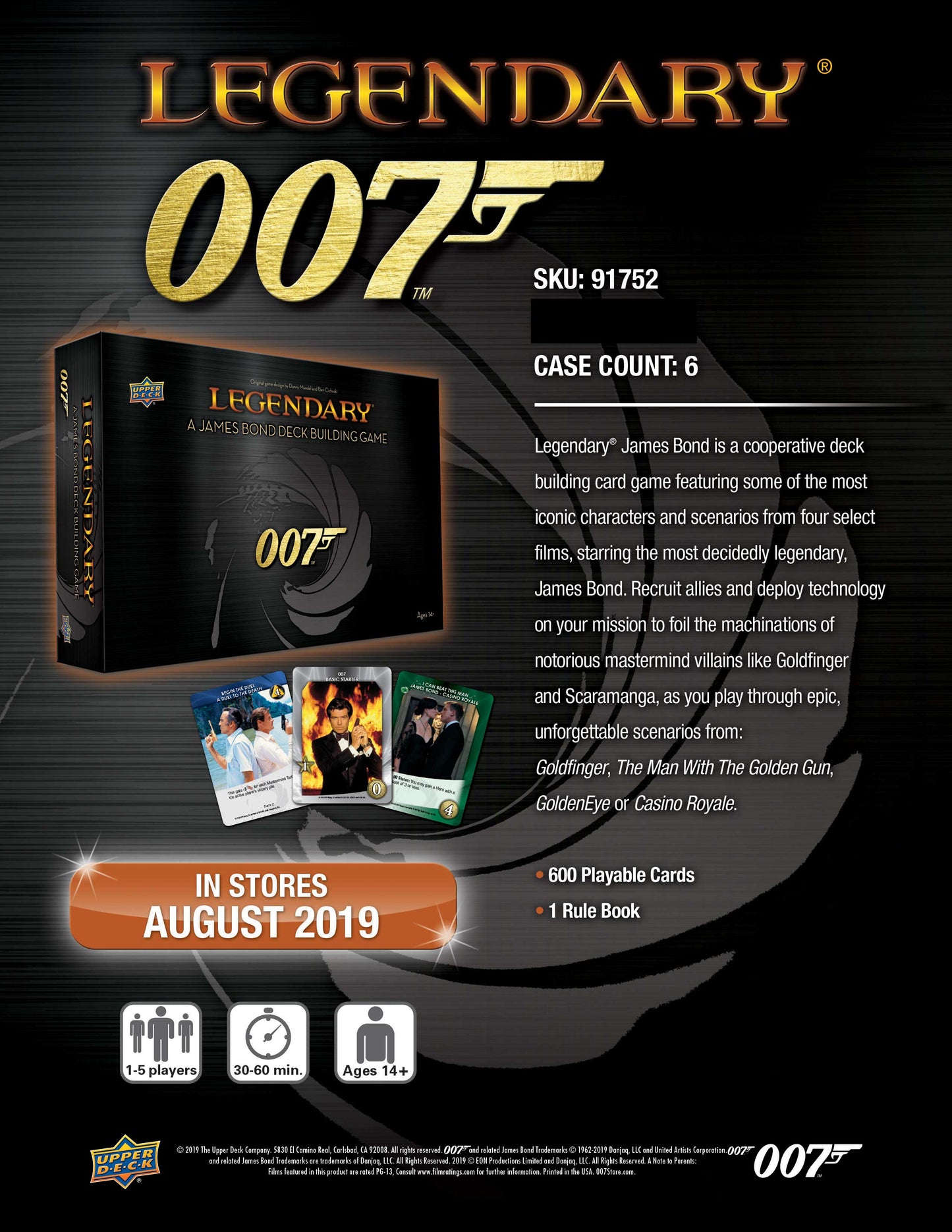 Légendaire : James Bond 007 – Jeu de construction de deck