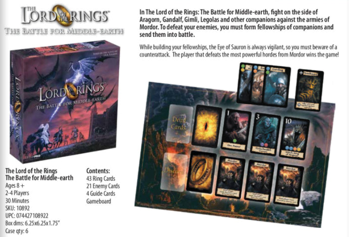 Le Seigneur des Anneaux : La Bataille pour la Terre du Milieu – Jeu de combat stratégique en équipe