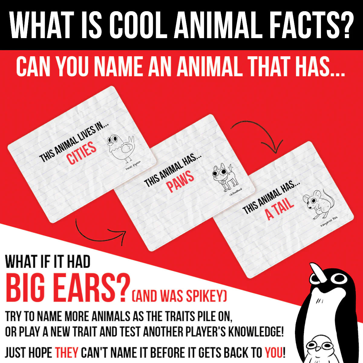 Cool Animal Facts – Fast-Paced Trait-Matching Party Game