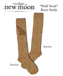 TWILIGHT NM SOCKS: WOLF SWIRL