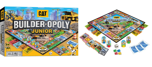 CAT Builder Jr Opoly Board Game – Build Big, Learn Big, Play Big