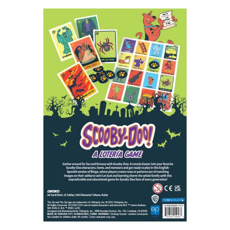 Lotería : Scooby-Doo ! – Un jeu de bingo classique avec une touche d'enquête