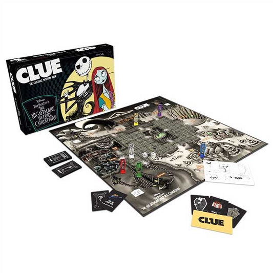 Clue: Disney The Nightmare Before Christmas Board Game – Solve the Mystery of Sandy Claws