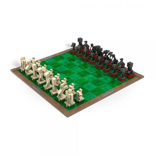 Minecraft Overworld Heroes vs. Hostile Mobs – Jeu d'échecs Édition Collector