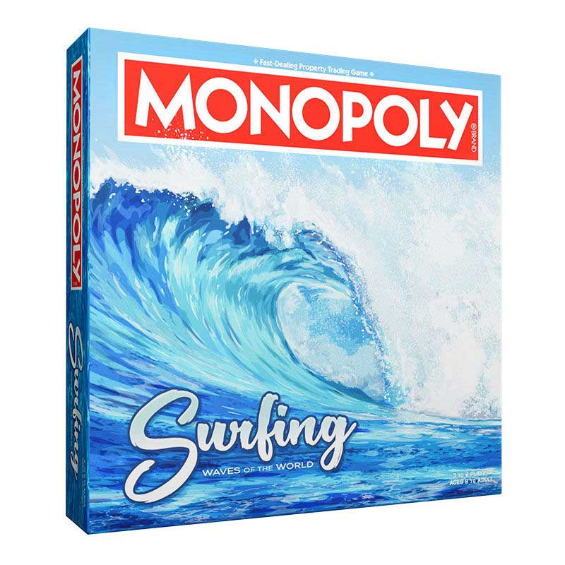 Monopoly Surfing – Dominez les vagues dans une bataille acharnée sur la plage pour la gloire du surf