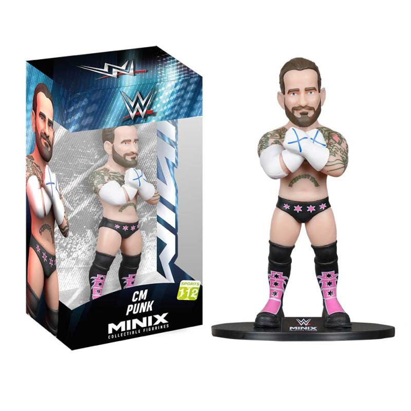 Minix Sports WWE CM Punk Collectible Figurine