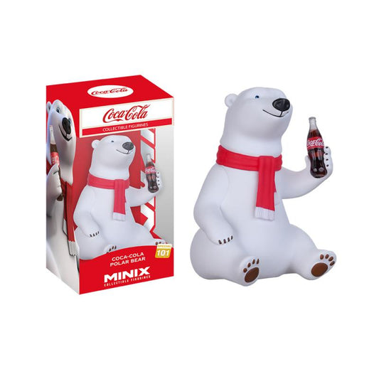 Minix Holiday Coca-Cola Polar Bear Collectible Figurine