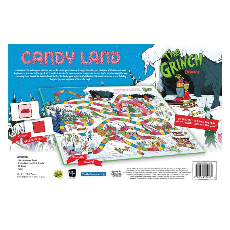 Candyland : Le jeu de société du Grinch – Une aventure féérique pour les fêtes à Whoville