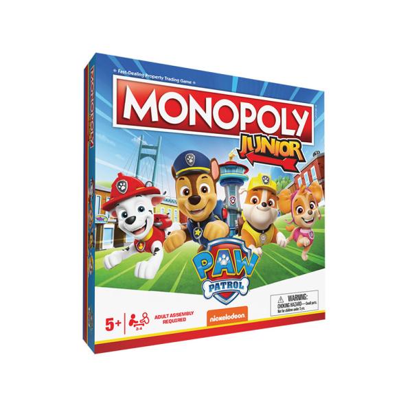 Monopoly Jr Paw Patrol – Rescue Mission Adventure Game - Perfect for Kids!