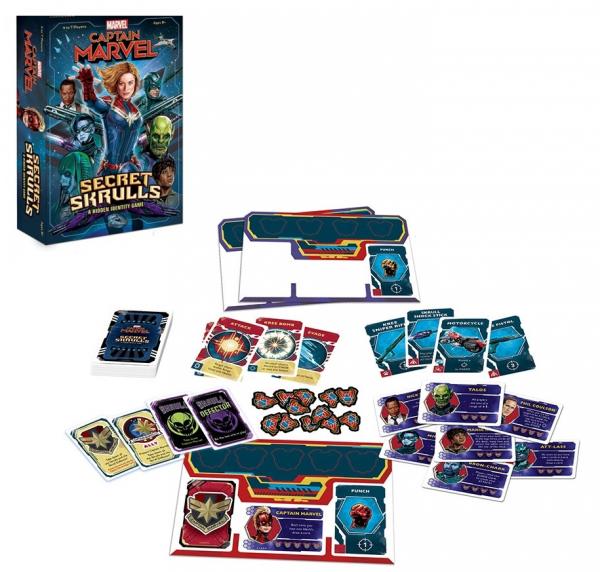 Captain Marvel: Secret Skrulls Card Game – A Hidden-Identity Battle to Save Earth