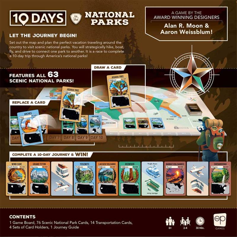 10 Days in the National Parks USA Board Game - Let the Journey Begin!