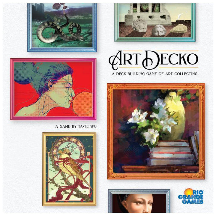 Art Decko, jeu de société – Un jeu de construction de deck mêlant beaux-arts, stratégie et manipulation de marché