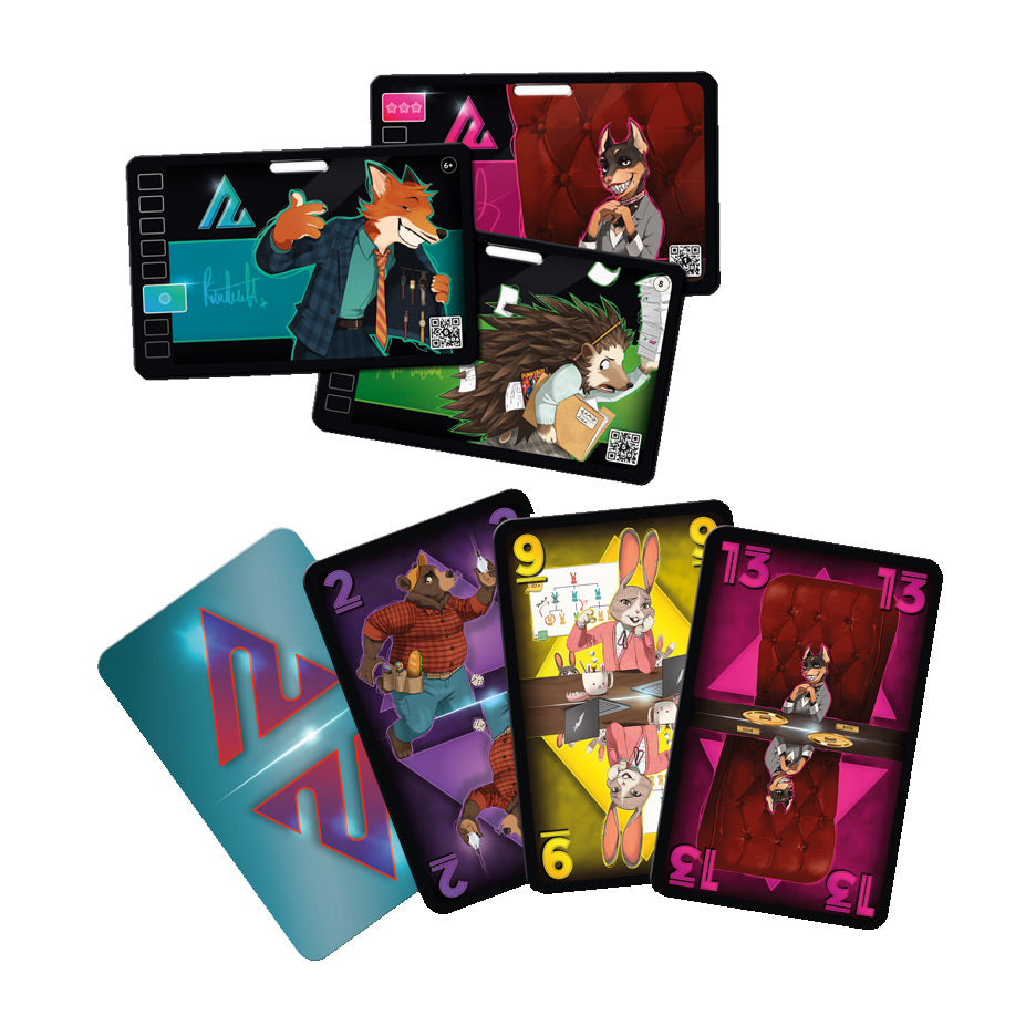 Jeu de cartes Animal Poker – Un jeu bestial sur l'ascension professionnelle