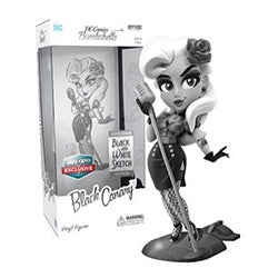 DC BOMBSHELL BLACK CANARY BLACK/WHITE